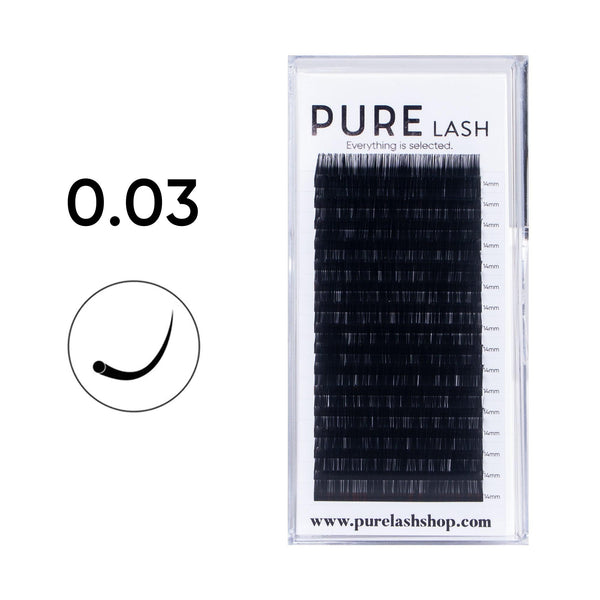 0.03MM MEGA VOLUME LASH EXTENSIONS(16 ROWS)