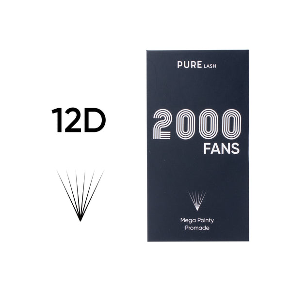 12D 0.03MM MEGA POINTY PROMADE FAN(2000FANS)