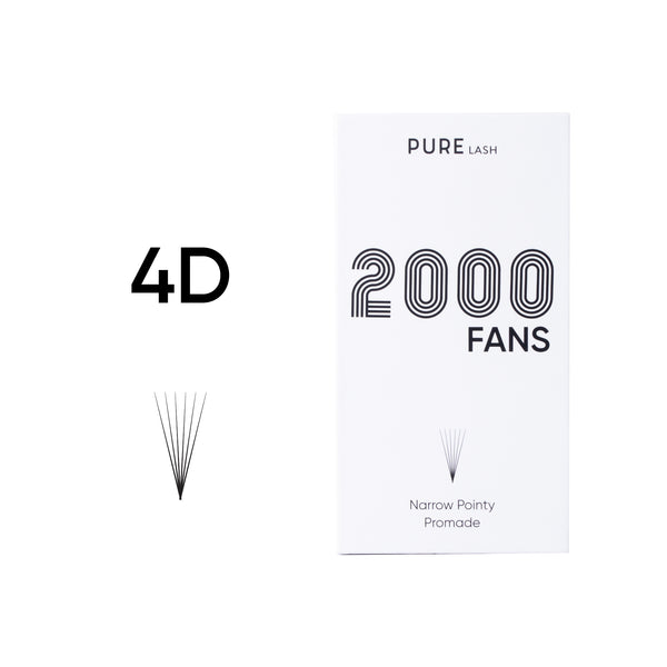 4D 0.07MM NARROW POINTY PROMADE FAN(2000FANS)