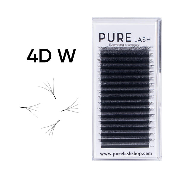 0.07MM W STYLE 4D PREMADE LASHES(16 ROWS)