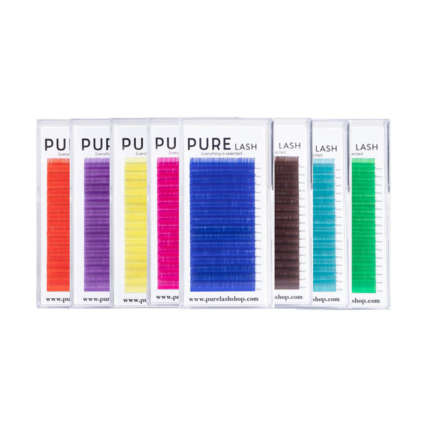 WHOLESALE 0.07MM COLORFUL VOLUME EYELASH EXTENSIONS(16 ROWS