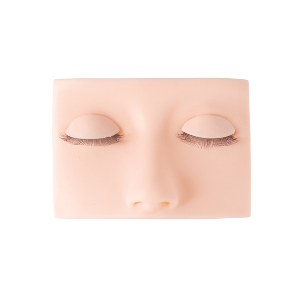 SMALL PRACTICE MANNEQUIN HEAD WITH 3 PAIRS REPLACEABLE EYELIDS