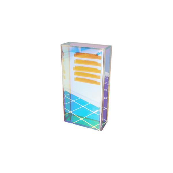 HOLOGRAPHIC SMALL ACRYLIC EYELASH EXTENSIONS STORAGE BOX